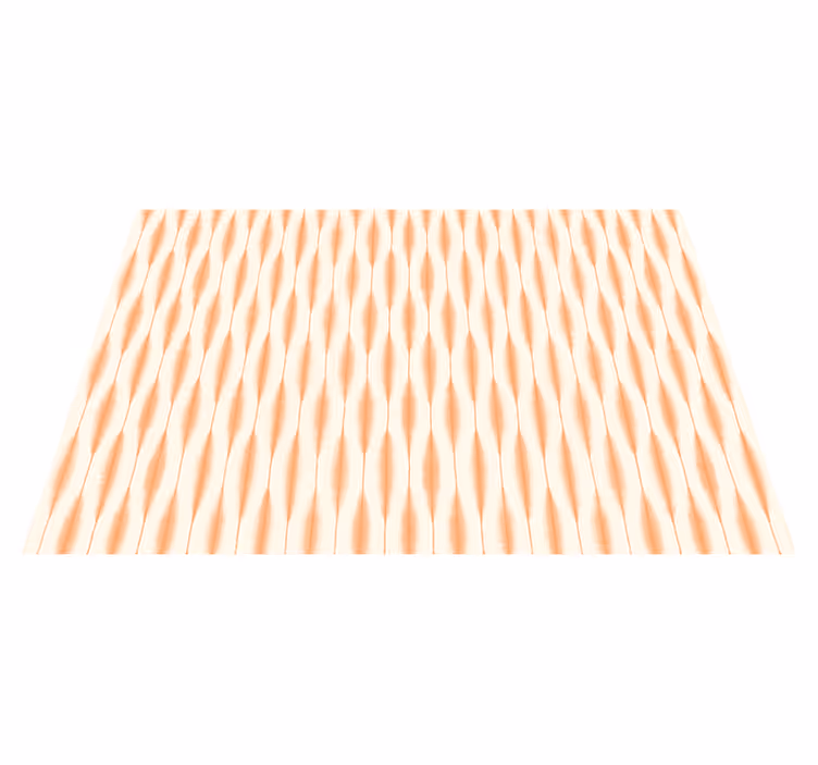 Tapis vinyle design moderne ikat kasuri orange - TenStickers