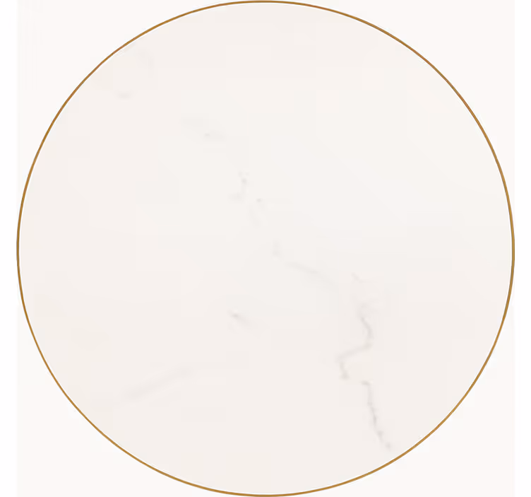 Tapis vinyle salle à manger veine de marbre blanc - TenStickers