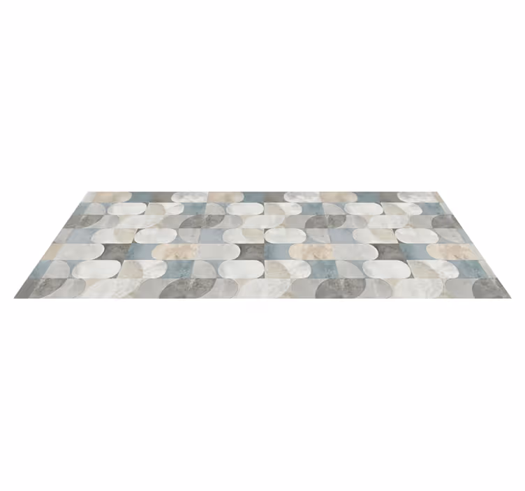 Tapis vinyle cuisine mosaïque de comprimés moderne - TenStickers