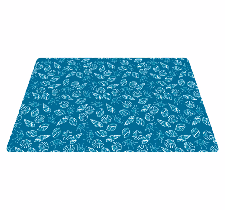 Tapis vinyle animal animaux coquillages - TenStickers