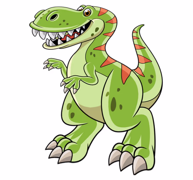 Tapis vinyle animal tyrannosaure rex cartoon - TenStickers