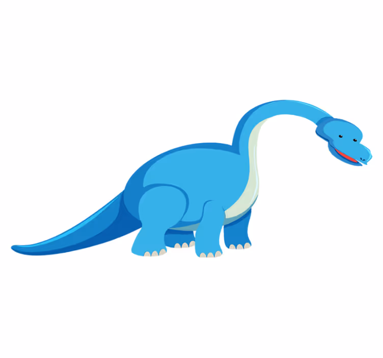 Tapis vinyle animal figurine dinosaure mignonne - TenStickers