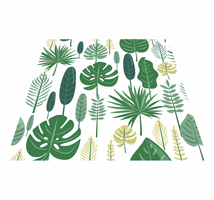 Tapis vinyle plantes monstera deliciosa - TenStickers