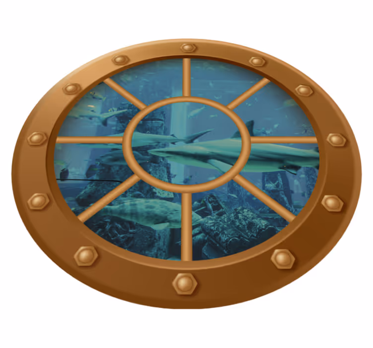Tapis vinyle plantes vue sous-marine - TenStickers