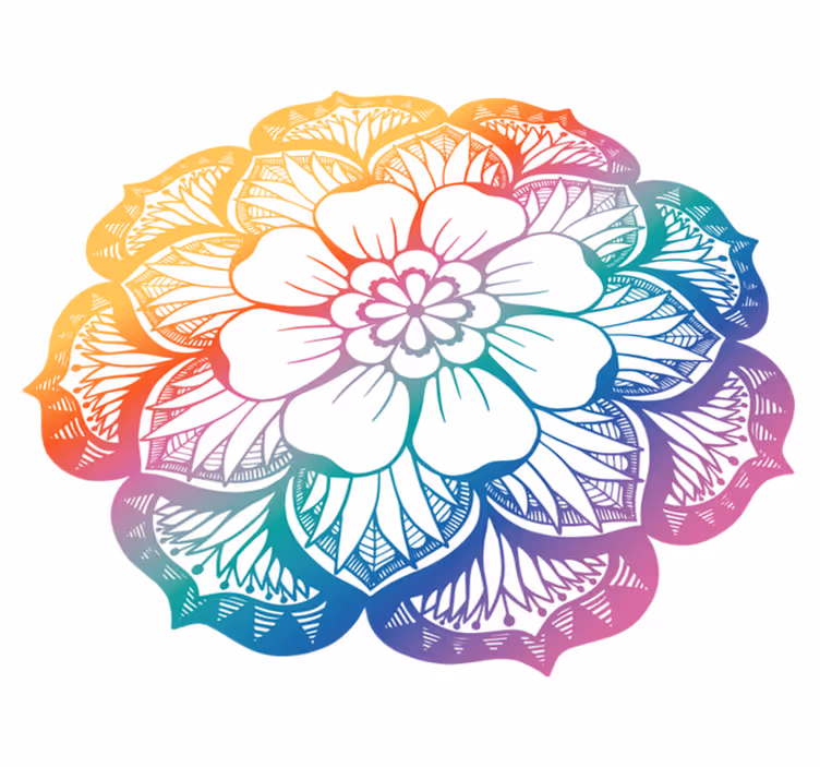 Tapis vinyle plantes composant botanique vibrant - TenStickers