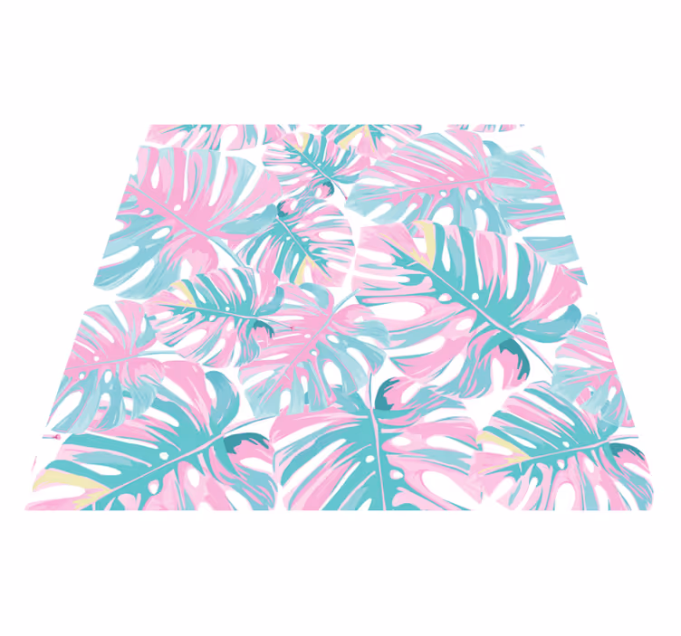 Tapis vinyle plantes monstera délicieuse - TenStickers