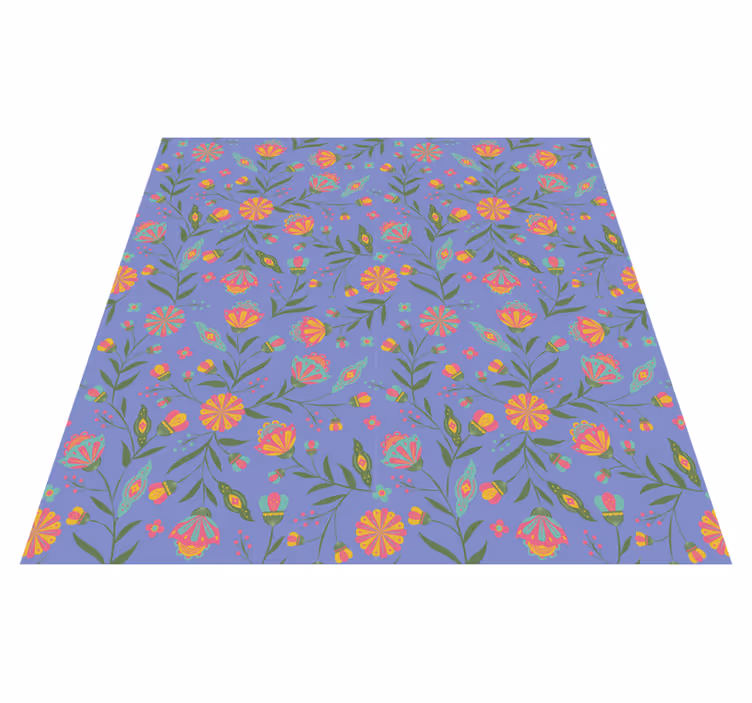 Tapis vinyle plantes design mignon pour enfants - TenStickers