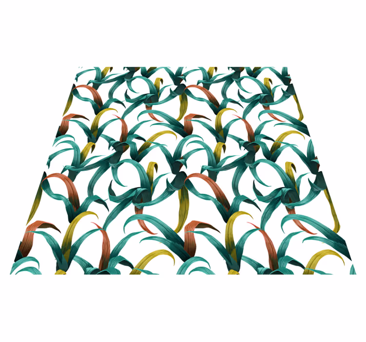 Tapis vinyle plantes design de plantes tropicales - TenStickers