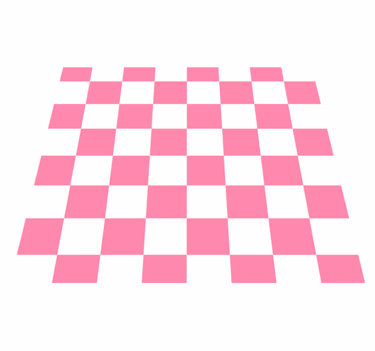 Tapis vinyle cuisine carreaux roses - TenStickers
