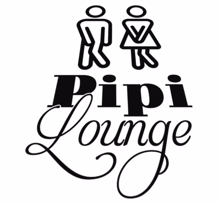 Tapis vinyle salle de bain coin détente pipi - TenStickers