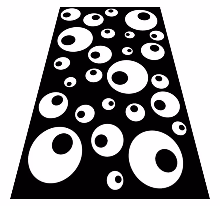 Tapis vinyle salle de bain perles d'eau - TenStickers