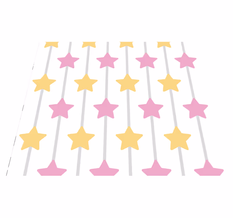 Tapis vinyle étoile douceur phénoménale - TenStickers