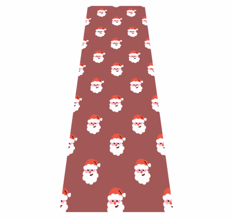 Tapis vinyle noël motif rouge père noël - TenStickers