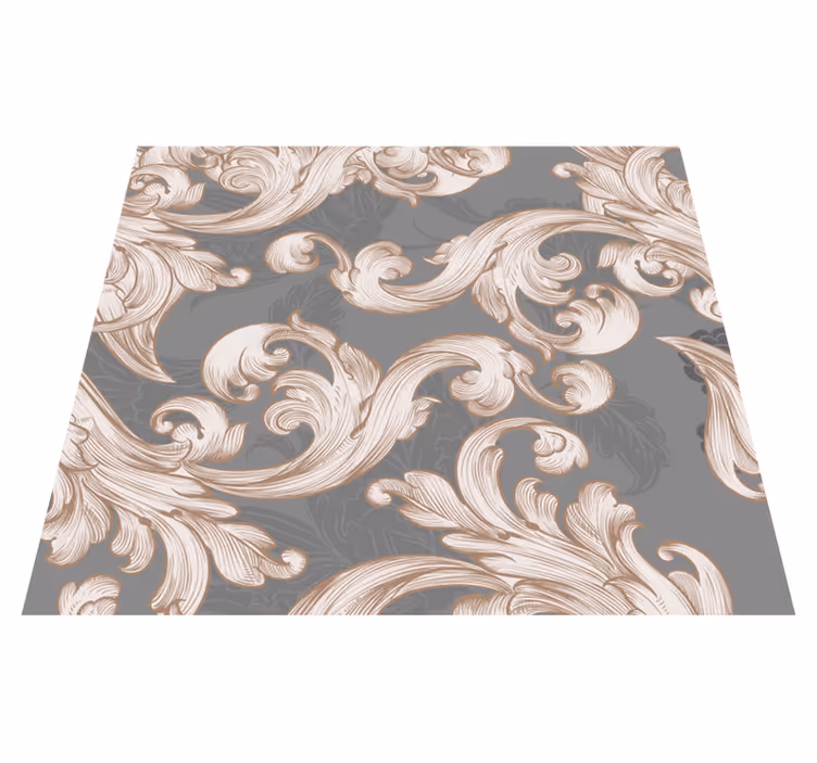 Tapis vinyle chambre belle couleur grise - TenStickers