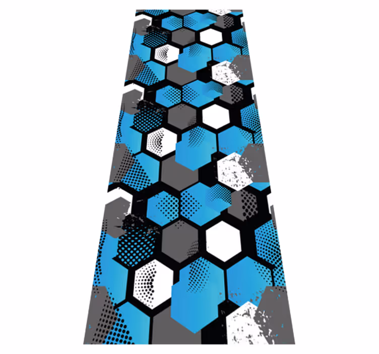 Tapis vinyle chambre fond football dégradé abstrait - TenStickers