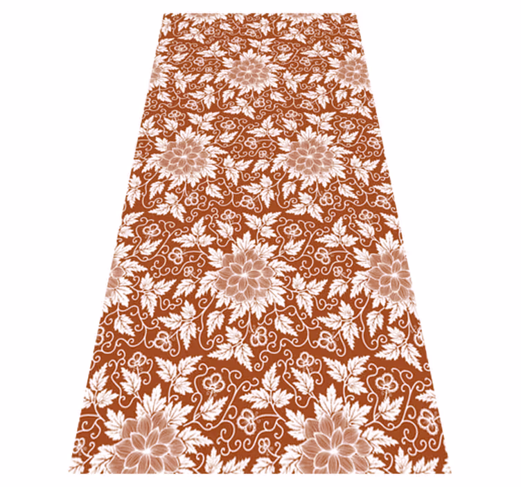 Tapis vinyle nature composition botanique - TenStickers