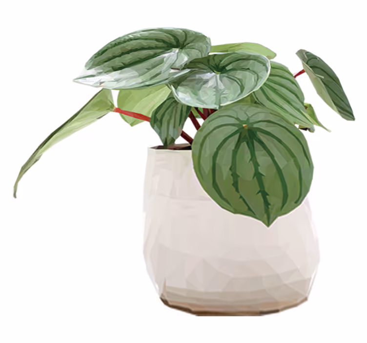 Tapis vinyle plantes plante d'intérieur simple - TenStickers