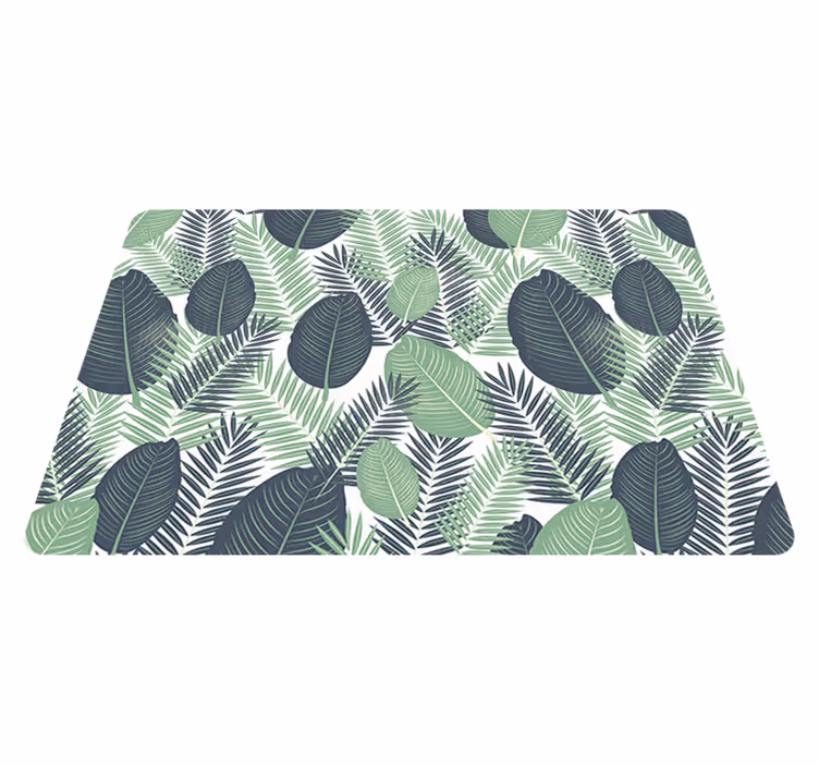 Tapis vinyle plantes végétation verte de jungle - TenStickers