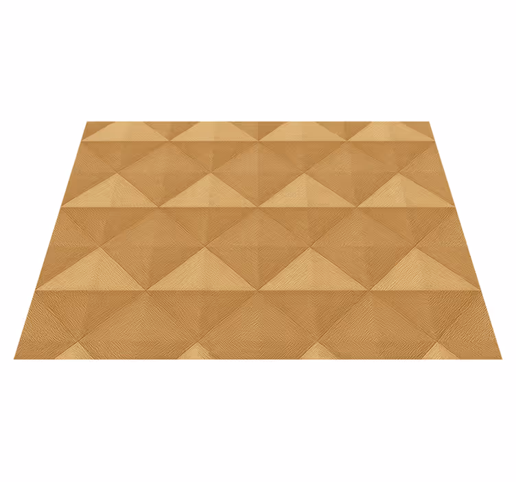Tapis vinyle chambre 3d or - TenStickers