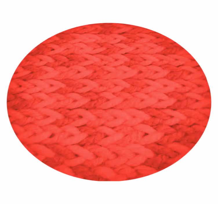 Tapis vinyle géométrique motifs ronds texturés - TenStickers