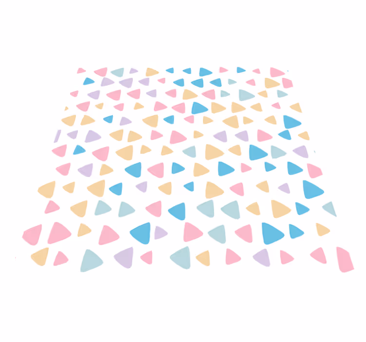 Tapis vinyle pour enfants motif pastel - TenStickers