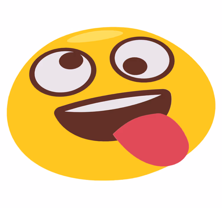 Tapis vinyle pour enfants visage emoji ludique - TenStickers