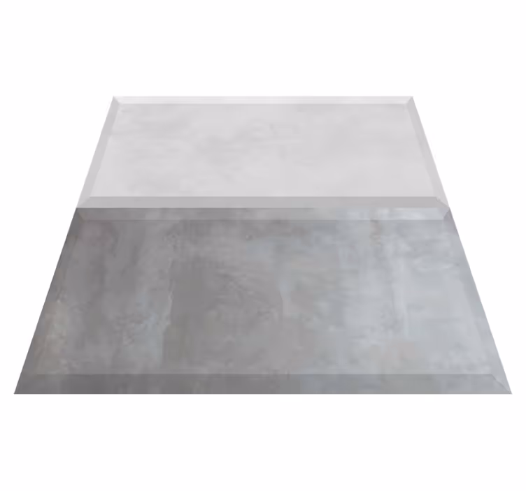 Tapis vinyle salle de bain carrelage ciment - TenStickers