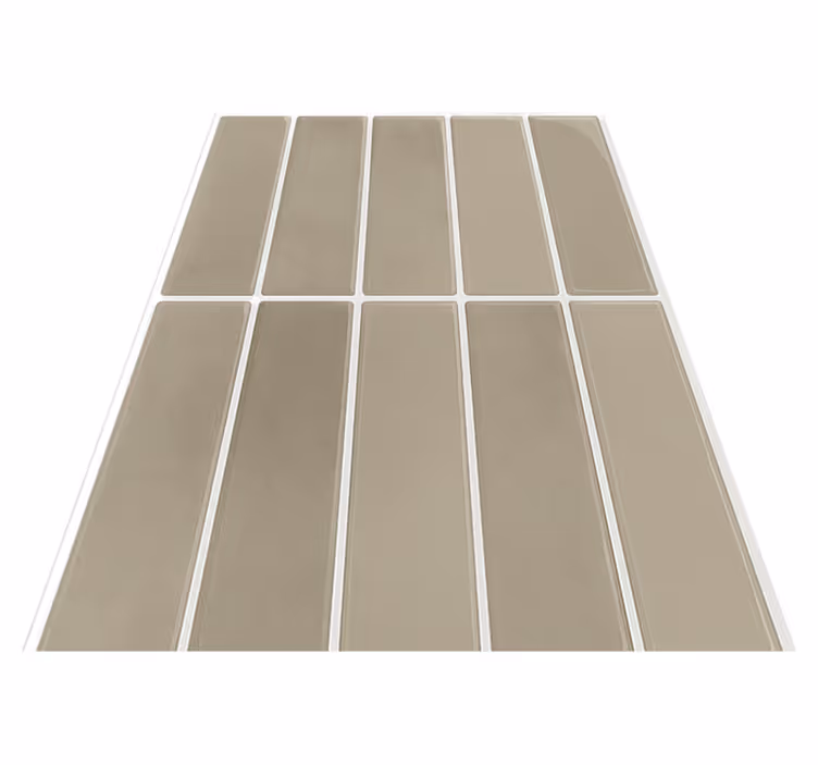 Tapis vinyle salle de bain pierre linéaire naturelle - TenStickers