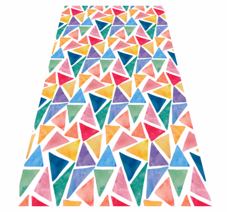 Tapis vinyle cuisine géométrique pour armoire - TenStickers