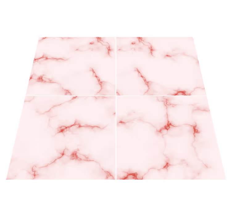 Tapis vinyle cuisine stickers carrelage marbré - TenStickers