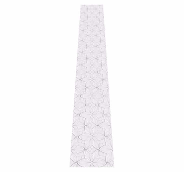 Tapis vinyle cuisine carreaux hexagonaux fleuris - TenStickers