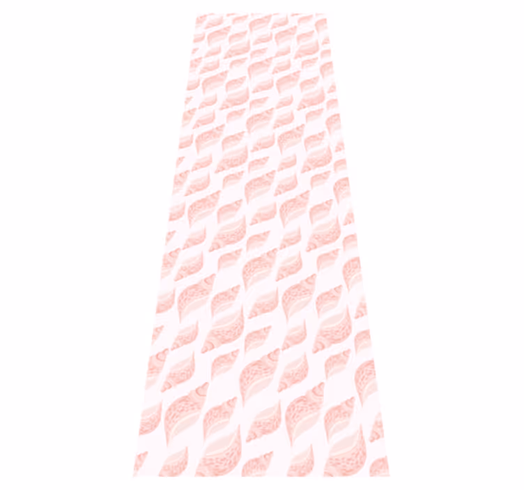 Tapis vinyle chambre motif coquillage rose tendance - TenStickers