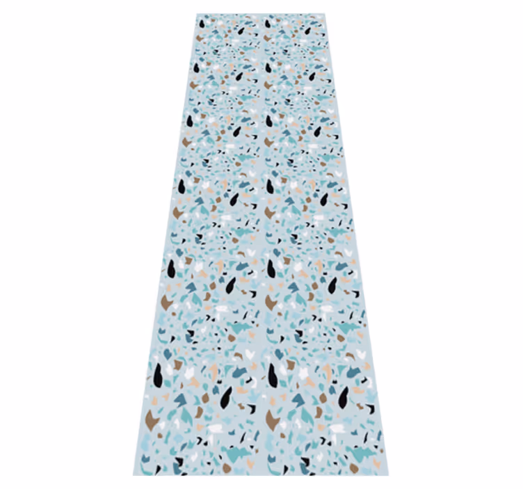 Tapis vinyle chambre style terrazzo design - TenStickers