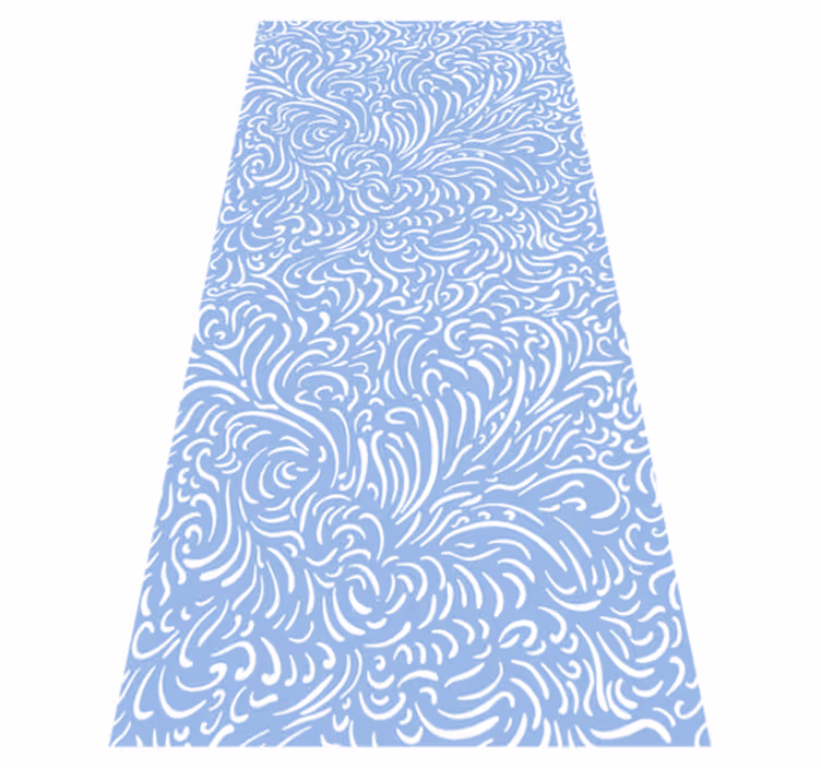 Tapis vinyle bureau motif gelé - TenStickers