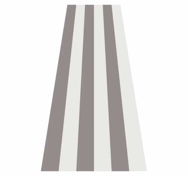 Tapis vinyle chambre rayures verticales grises nordiques - TenStickers