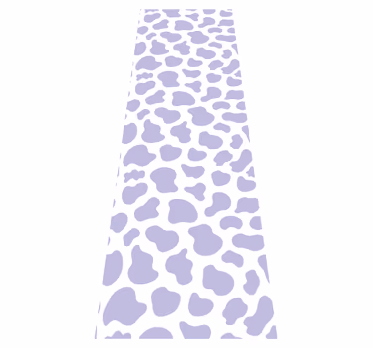 Tapis vinyle chambre imprimé vache violet - TenStickers