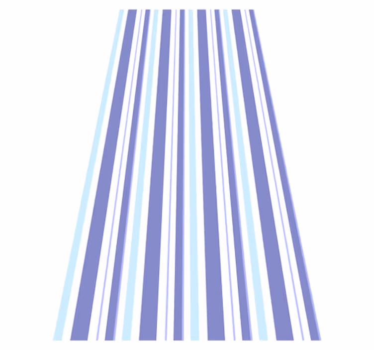 Tapis vinyle chambre rayures verticales bleues fines - TenStickers