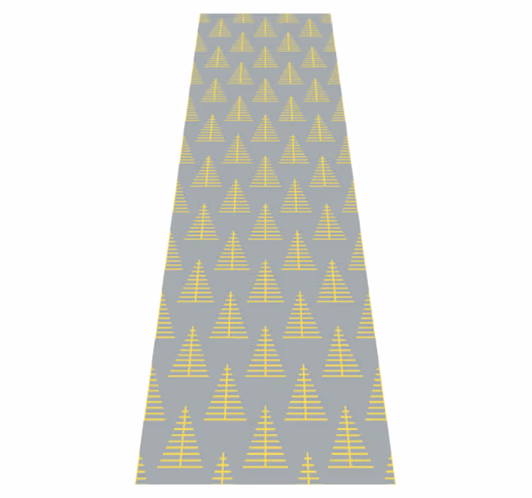 Tapis vinyle chambre arbres pantone - TenStickers