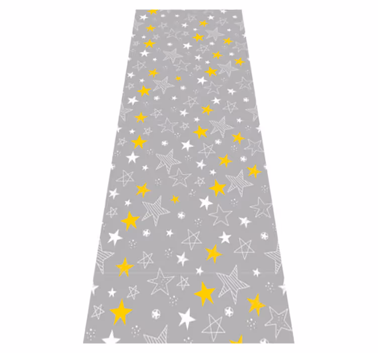 Tapis vinyle chambre Étoiles pantone - TenStickers