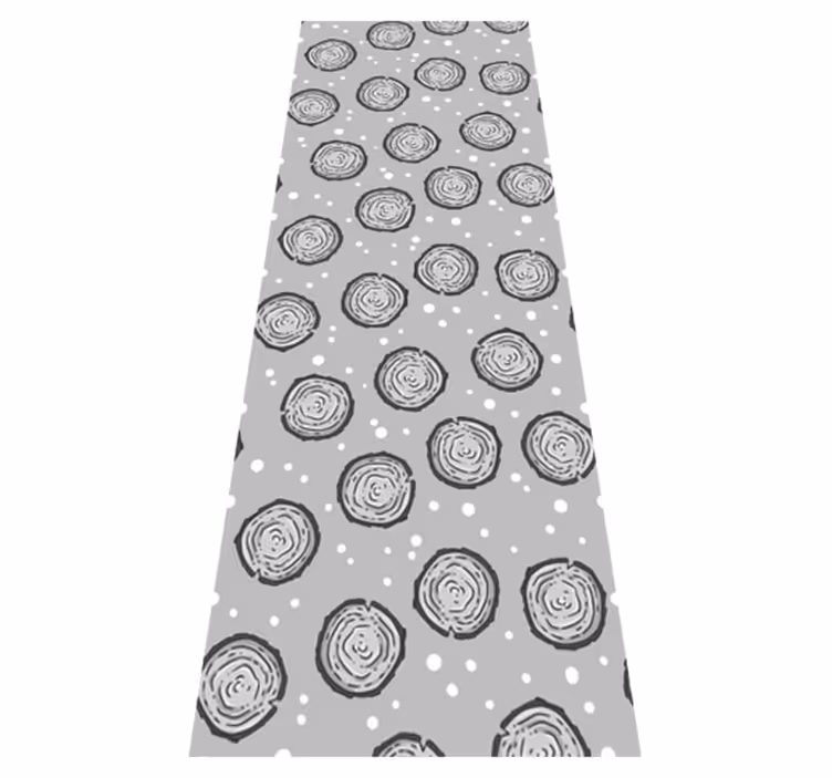 Tapis vinyle chambre style nordique alpin - TenStickers