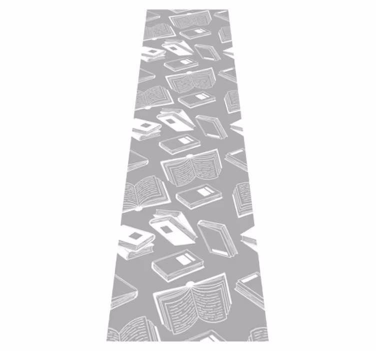 Tapis vinyle chambre poème gris style nordique - TenStickers