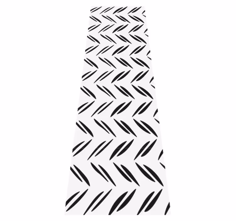 Tapis vinyle chambre rayures simples et différentes - TenStickers