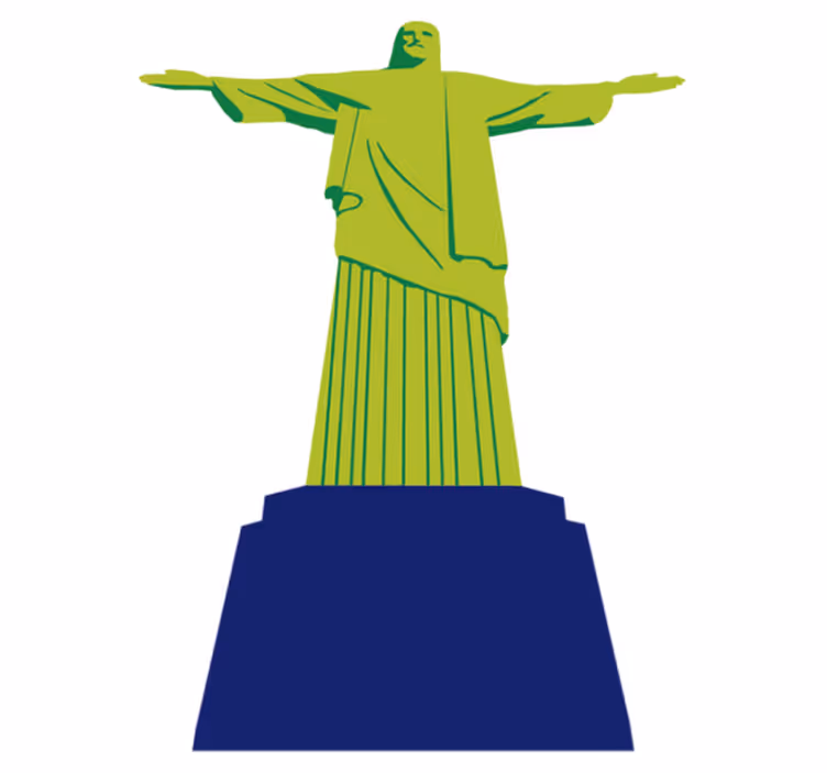 Tapis vinyle chambre cristo redentor - TenStickers