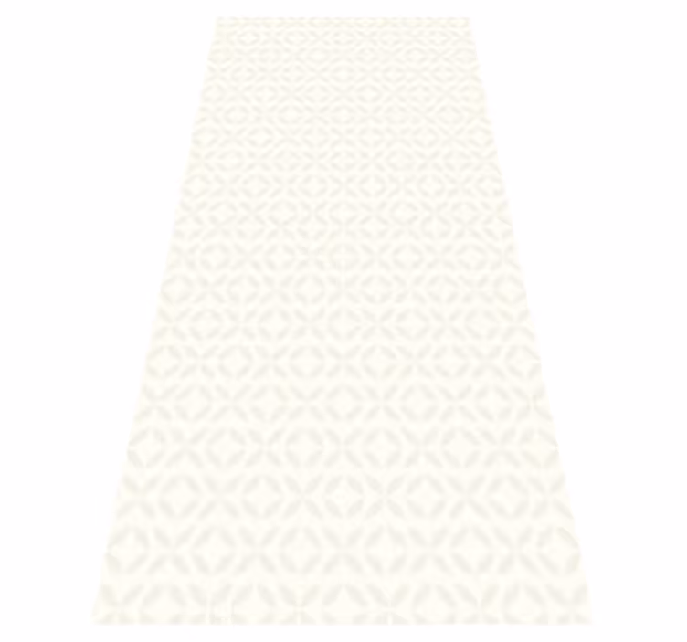 Tapis vinyle nordique motif minimaliste gris et blanc - TenStickers