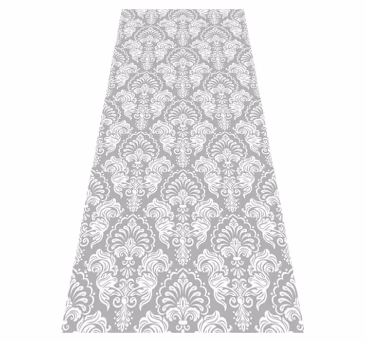 Tapis vinyle vintage style damassé sans couture - TenStickers