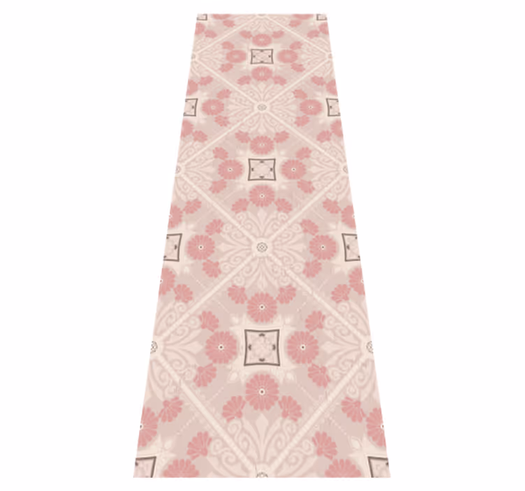 Tapis vinyle vintage motif pastel rétro - TenStickers