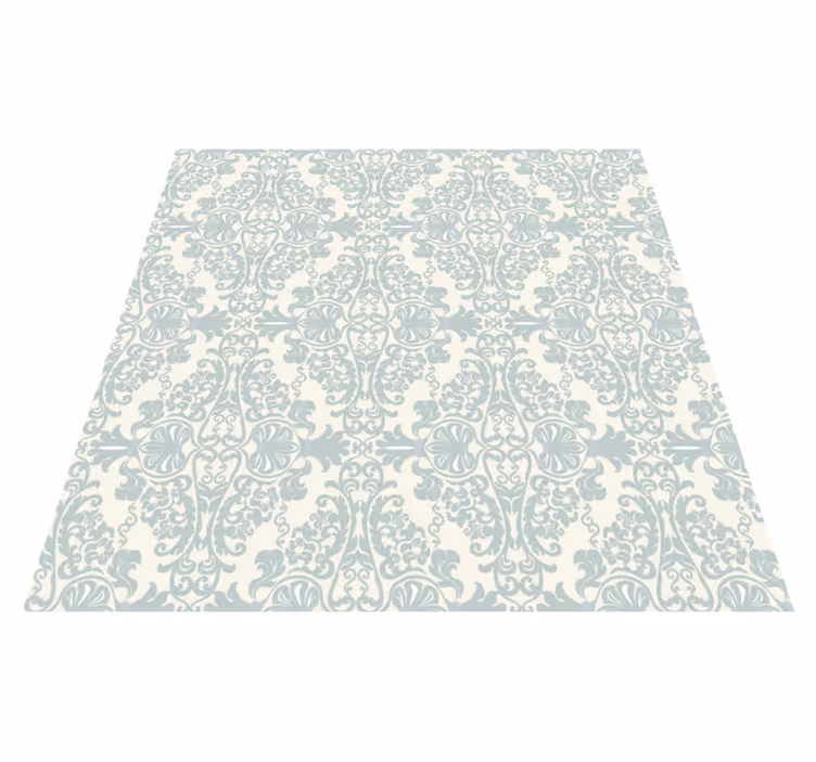 Tapis vinyle vintage motif vert - TenStickers