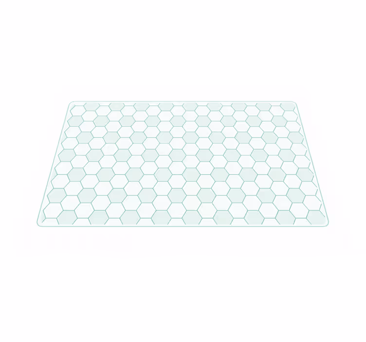 Tapis vinyle design mosaïque carreaux colorés - TenStickers