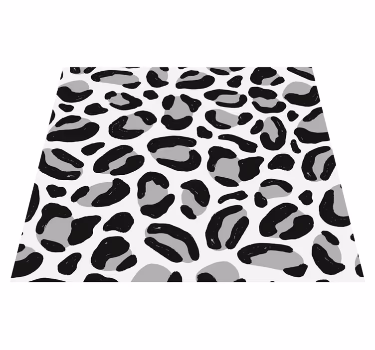 Tapis vinyle animal pelage de léopard - TenStickers