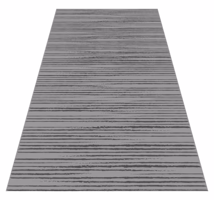 Tapis vinyle design moderne gris rayé - TenStickers